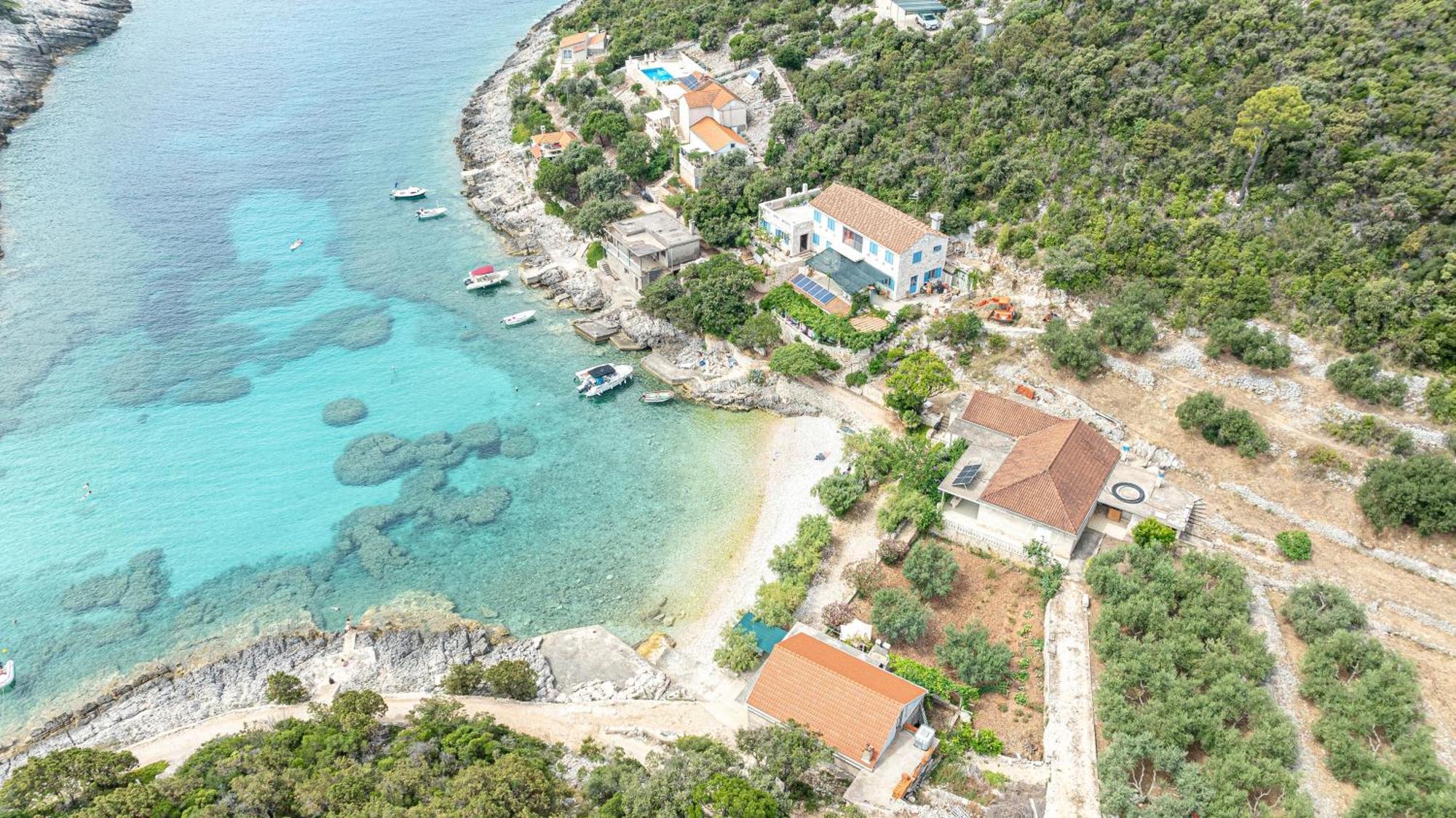 Seaside House For Families With Children Cove Rasohatica, Korcula - 4386 Lumbarda Buitenkant foto